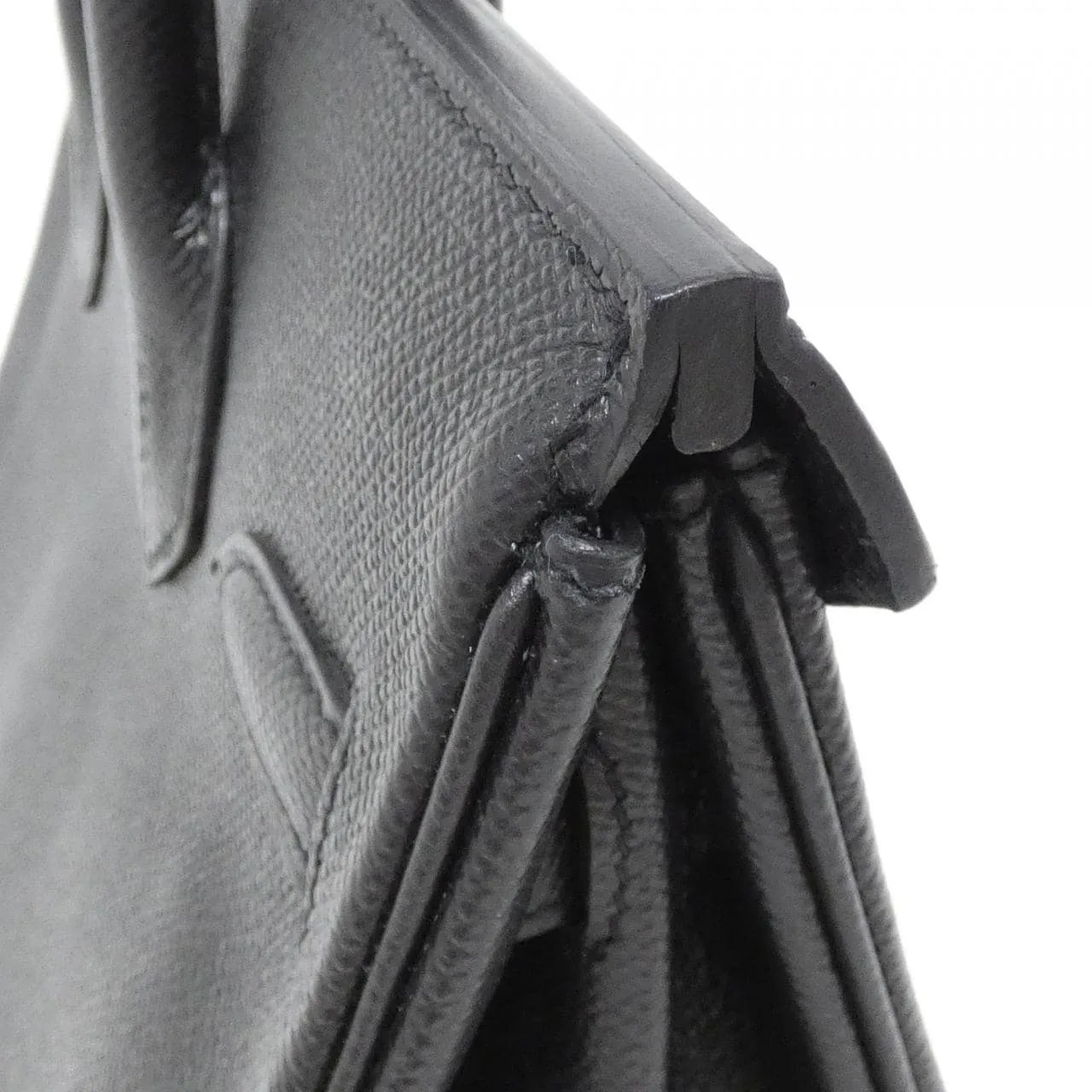 HERMES Birkin 041701CC Handbag Epsom Black Epsom Leather Rank A - Thumbnail 4