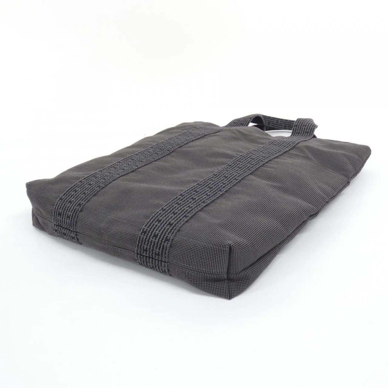 HERMES 101085M Handbag Canvas Black Canvas Rank A - Thumbnail 3