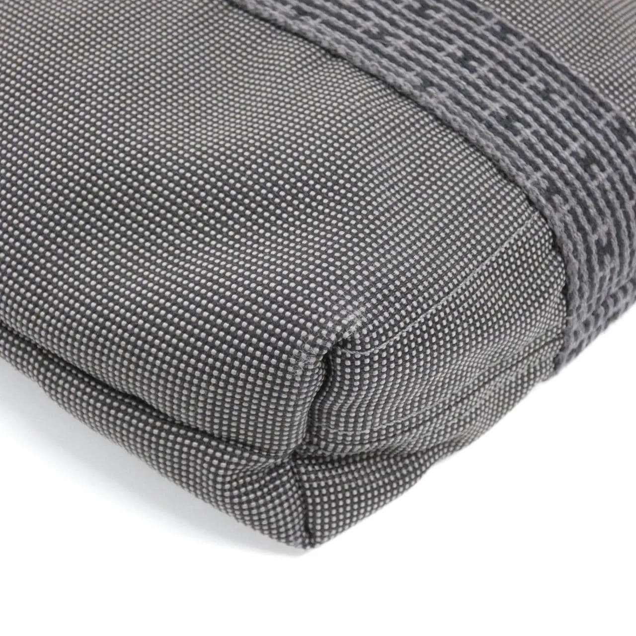 HERMES 101085M Handbag Canvas Black Canvas Rank A - Thumbnail 4