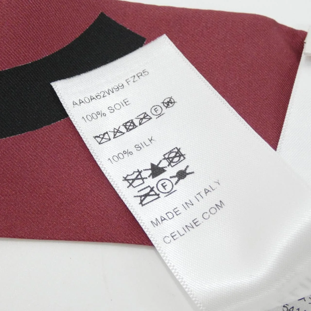 CELINE AA0A62W99 Scarf 黑色 中古品A - 縮圖 3