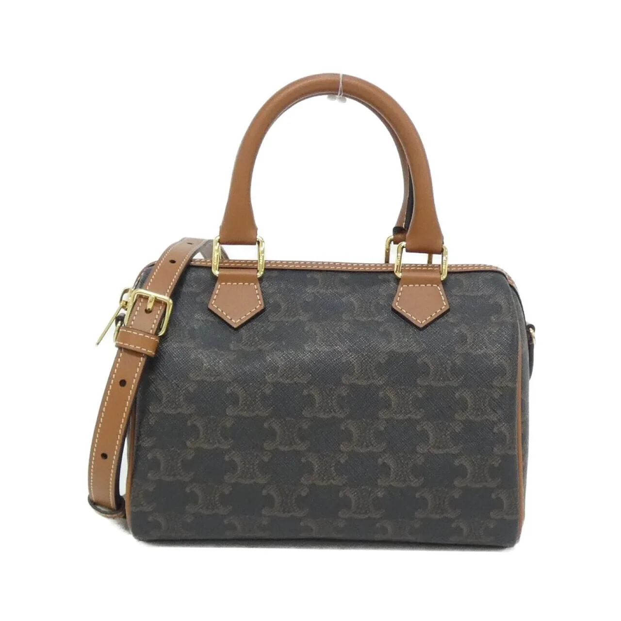 CELINE Cabas 113772CAS Boston Canvas Black