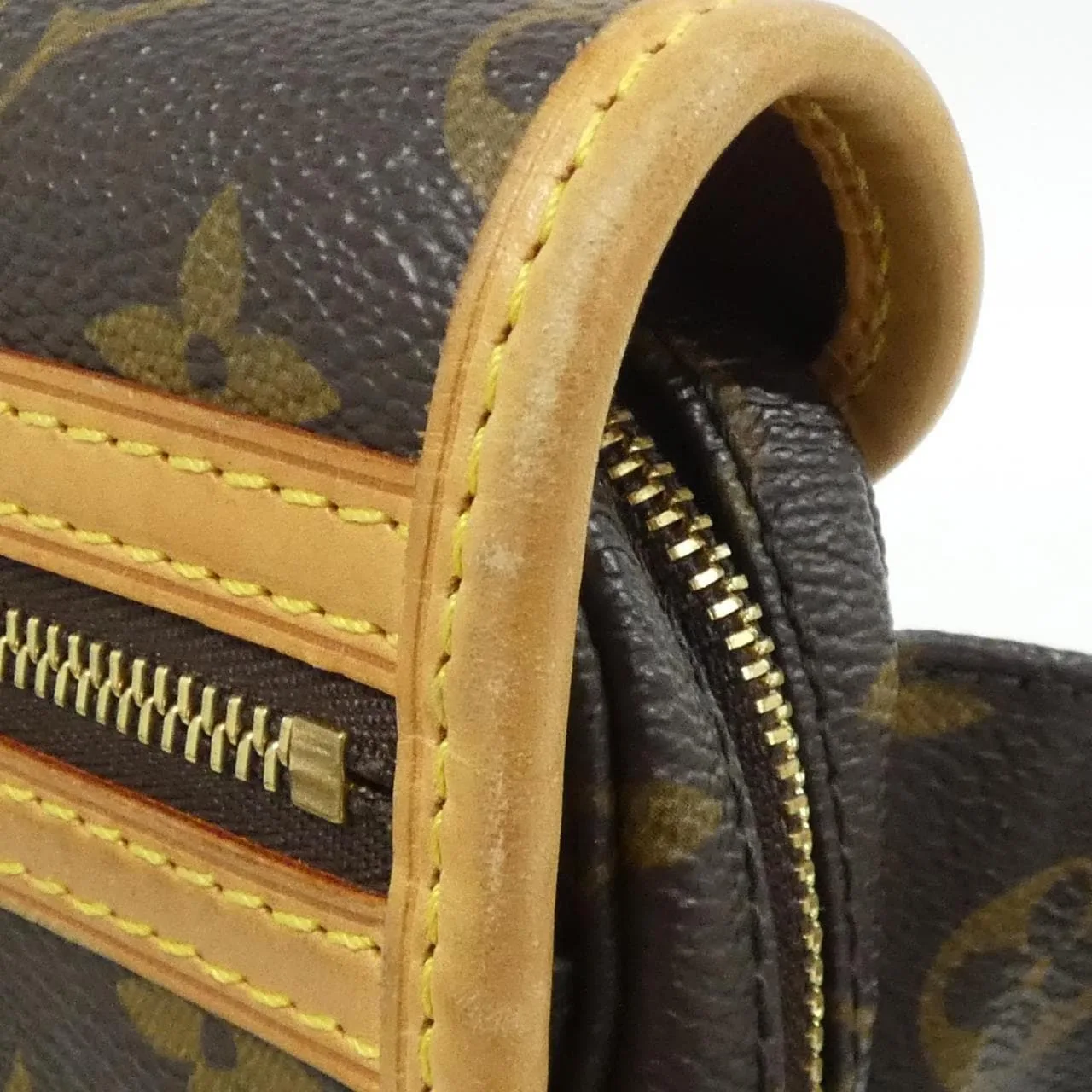 LOUIS VUITTON Bum Bag M40108 Shoulder Monogram Black Monogram Rank B - Thumbnail 6