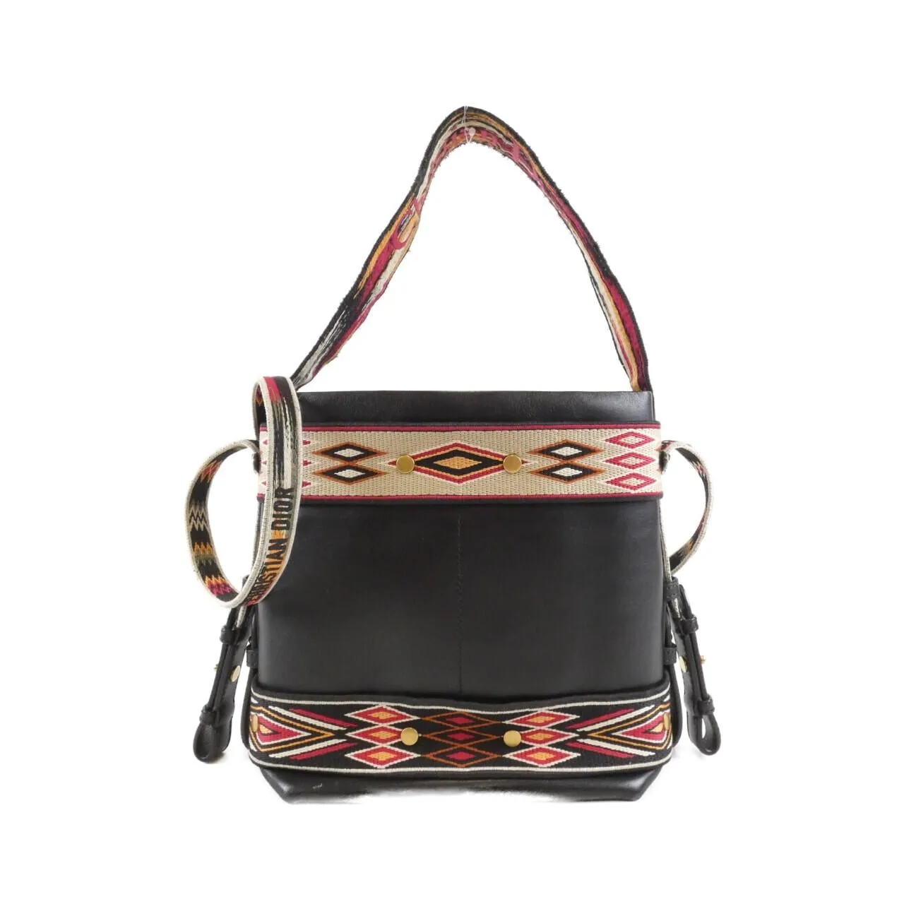 DIOR 肩背包 皮革 Black