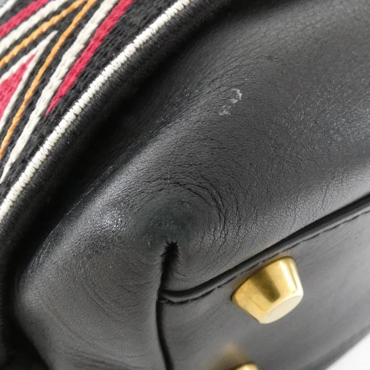 DIOR 肩背包 皮革 黑色 皮革 中古品B - 縮圖 2