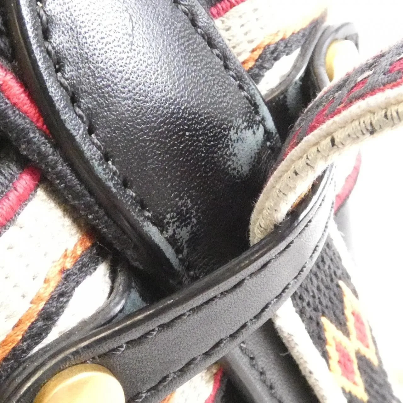 DIOR 肩背包 皮革 黑色 皮革 中古品B - 縮圖 5