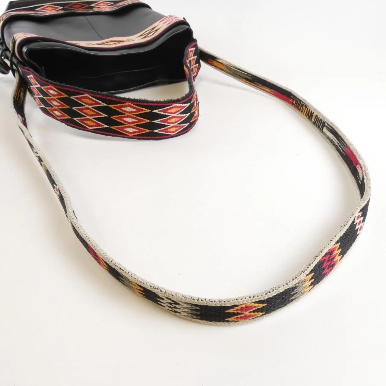 DIOR 肩背包 皮革 黑色 皮革 中古品B - 縮圖 6