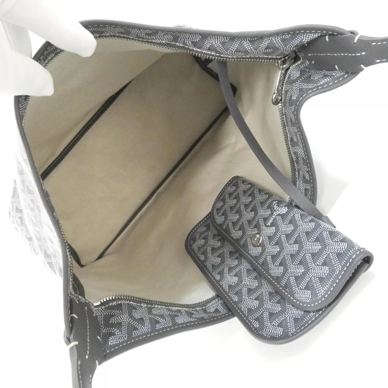 GOYARD Shoulder Canvas Black Canvas Rank A - Thumbnail 5