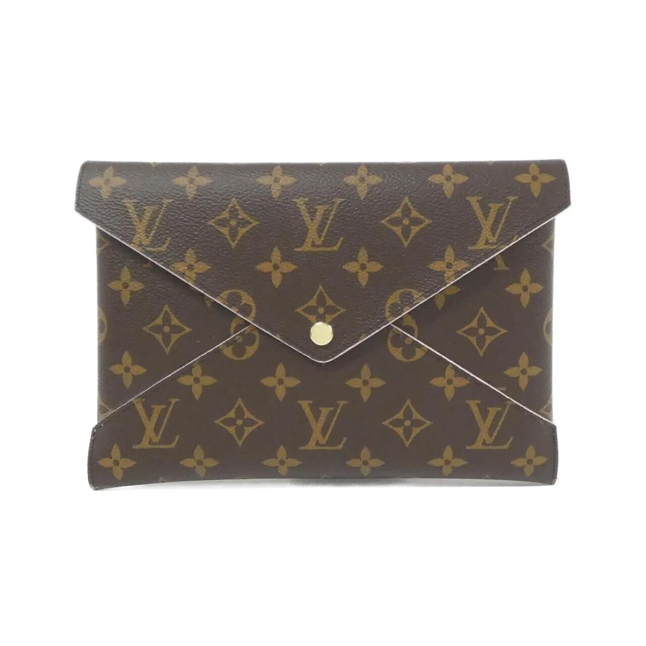 LOUIS VUITTON Pochette M62034 Pouch Monogram 黑色 Monogram 中古品A - 縮圖 2