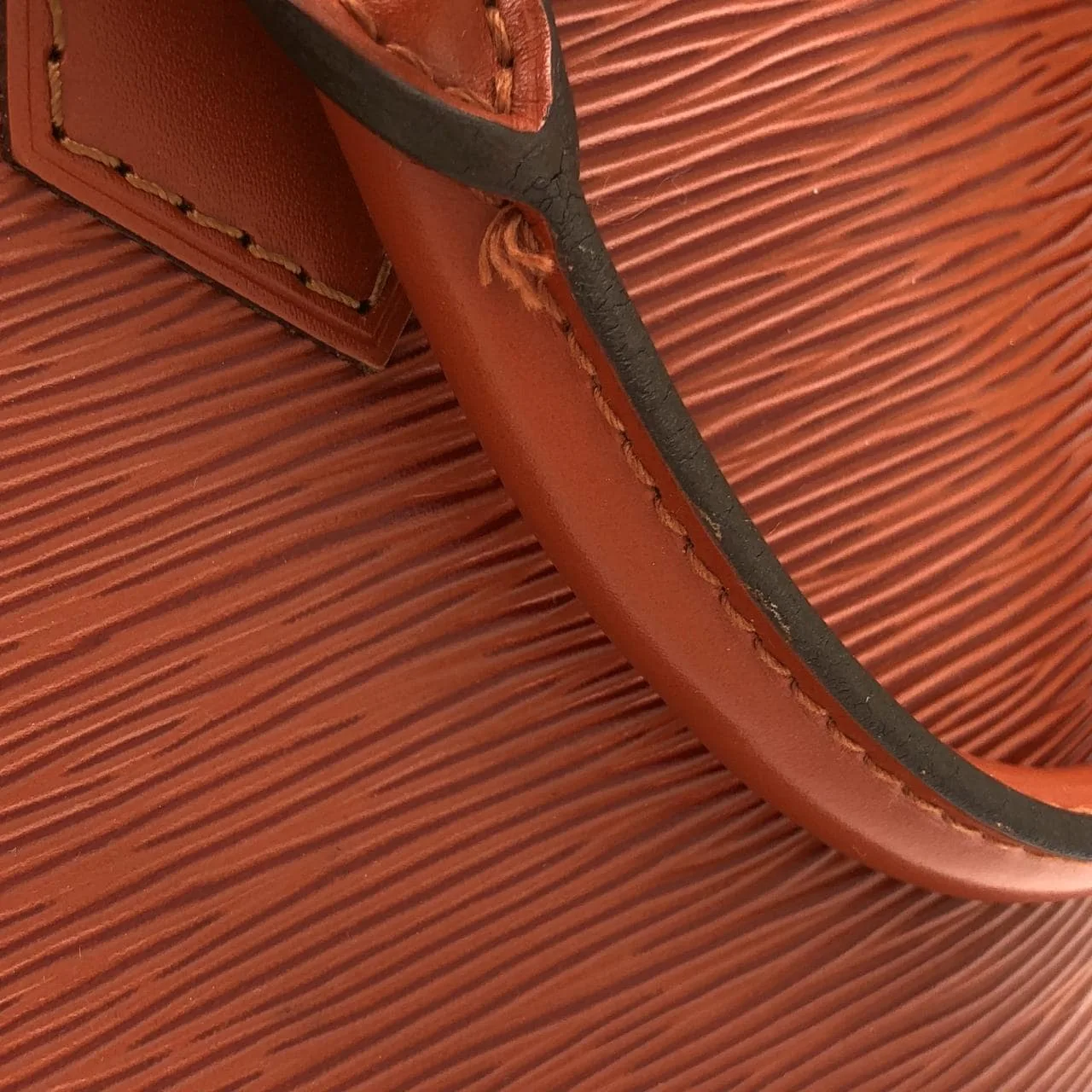 LOUIS VUITTON Alma M52143 Handbag Epi 棕色 Epi 中古品A - 縮圖 3