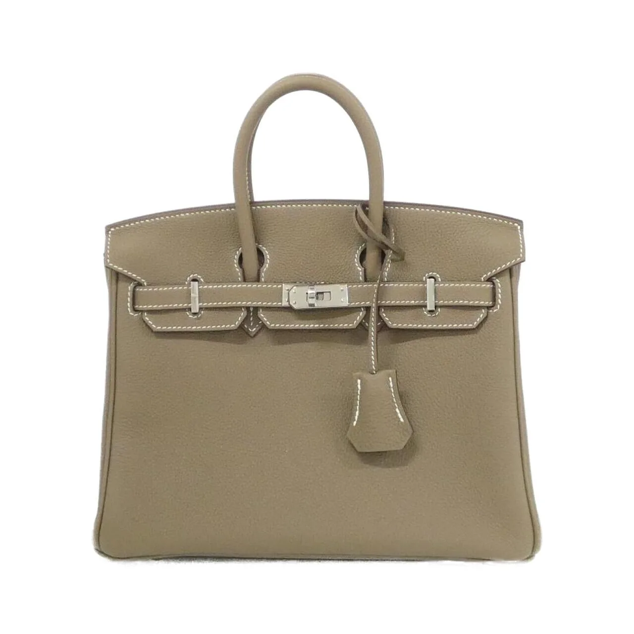 HERMES Birkin 041344CK Handbag Togo Etoupe