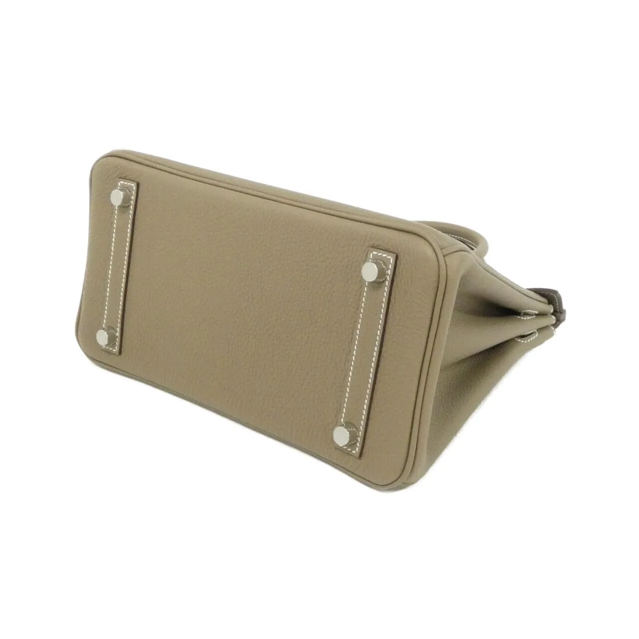 HERMES Birkin 041344CK Handbag Togo Etoupe Togo Leather Unused - Thumbnail 3