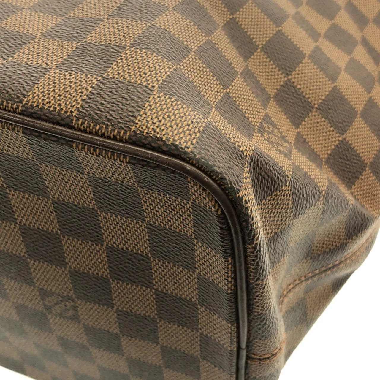LOUIS VUITTON N51182 手提包 Damier 黑色 Damier 中古品A - 縮圖 3
