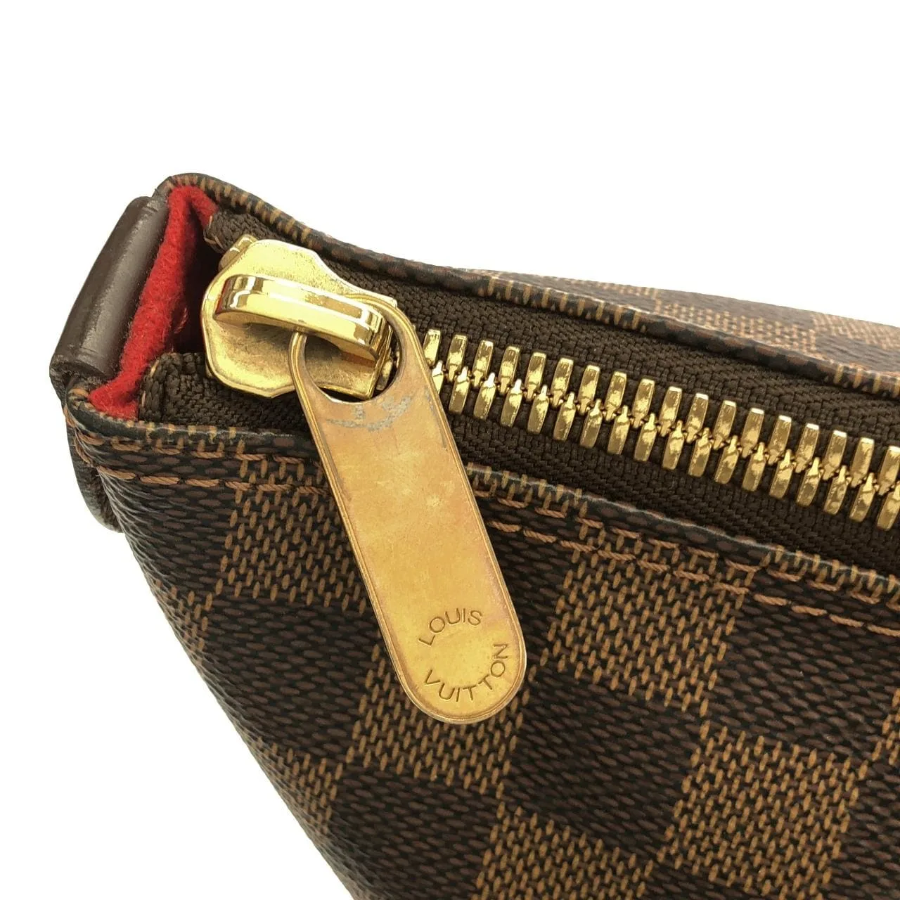 LOUIS VUITTON N51182 手提包 Damier 黑色 Damier 中古品A - 縮圖 4