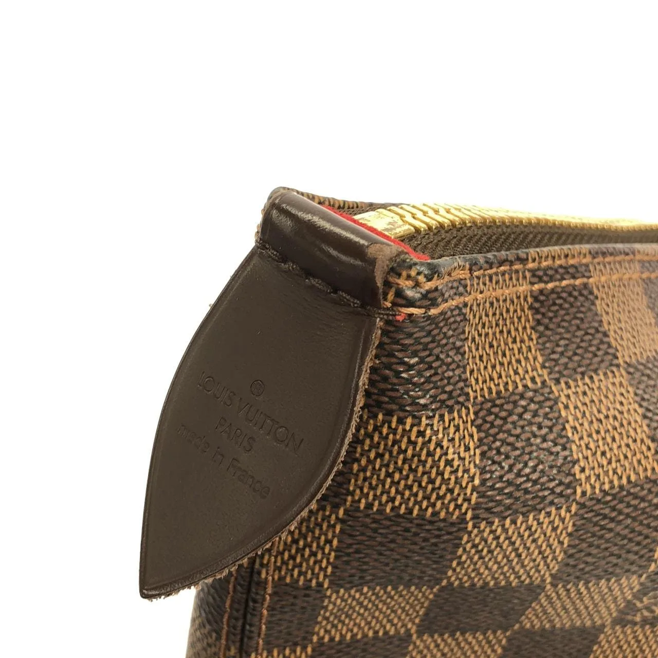 LOUIS VUITTON N51182 手提包 Damier 黑色 Damier 中古品A - 縮圖 5