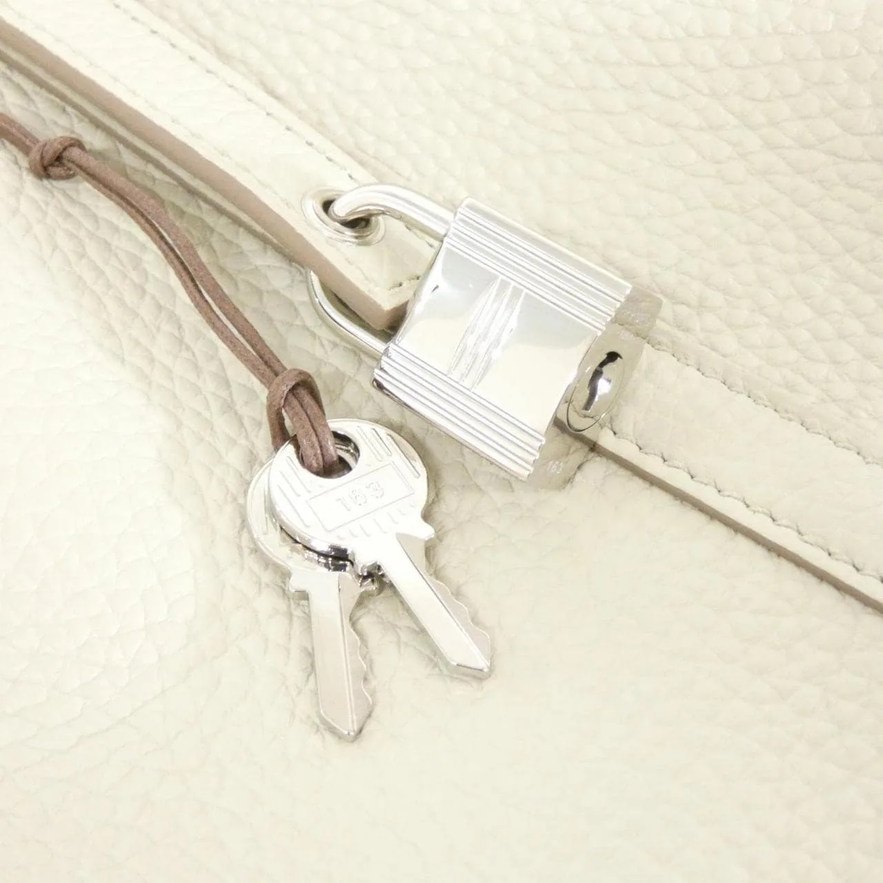 HERMES Picotin 056289CK Handbag Clemence Black Clemence Leather Rank A - Thumbnail 3