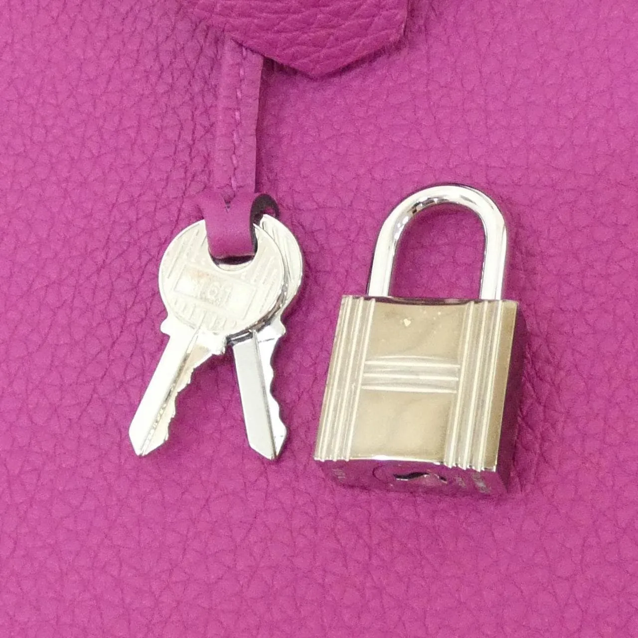 HERMES Birkin 030520CK Handbag Togo 紫色 Togo 牛皮 中古品A - 縮圖 4