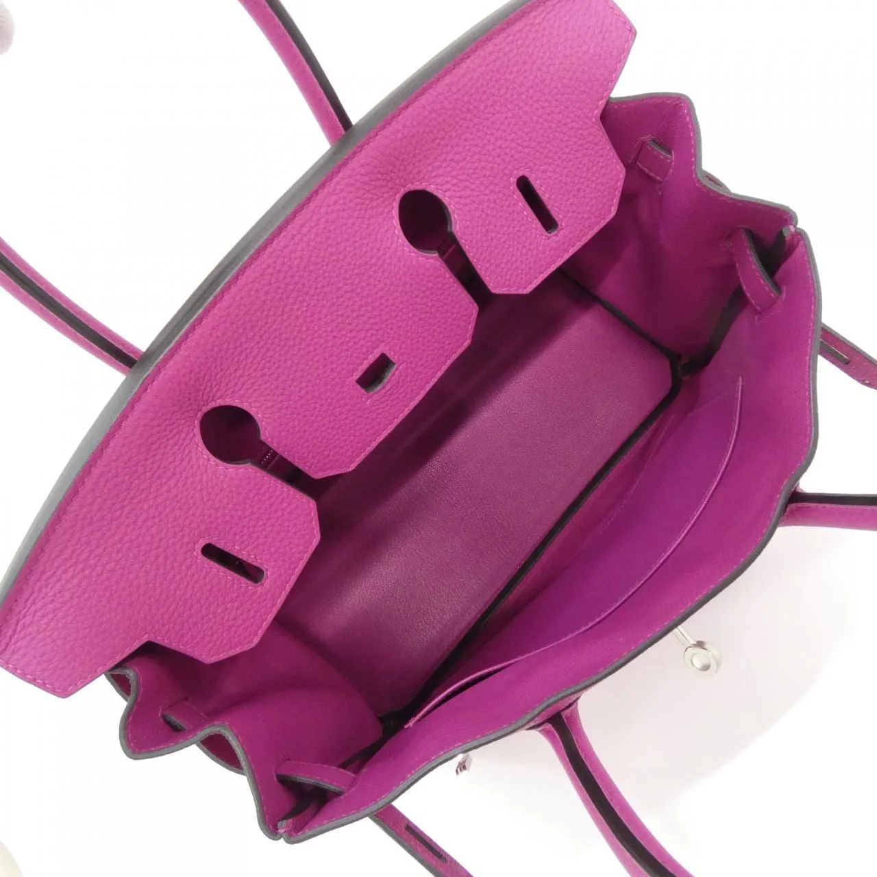 HERMES Birkin 030520CK Handbag Togo 紫色 Togo 牛皮 中古品A - 縮圖 10