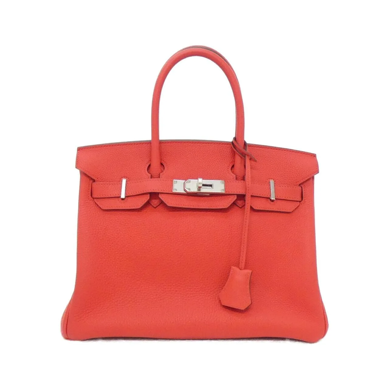 HERMES Birkin 030520CK Handbag Togo Rouge