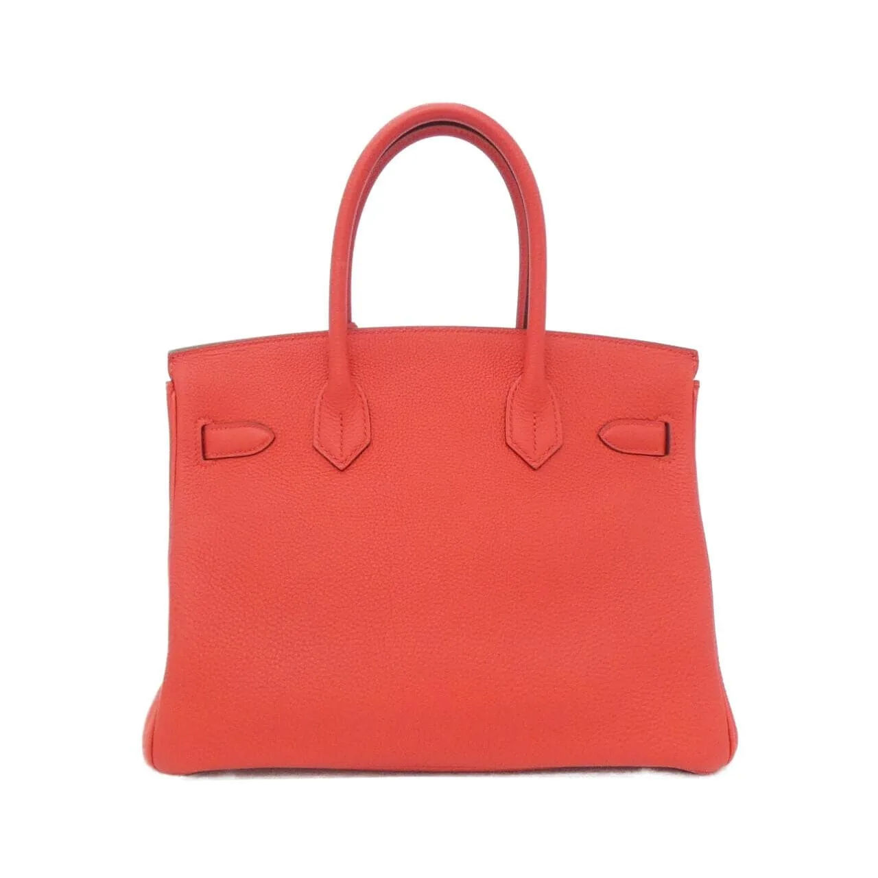 HERMES Birkin 030520CK Handbag Togo Rouge Togo Leather Rank A - Thumbnail 2