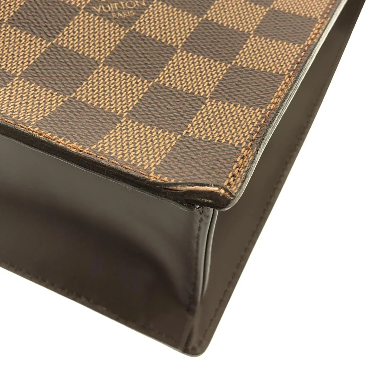 LOUIS VUITTON N51145 手提包 Damier 黑色 Damier 中古品A - 縮圖 3