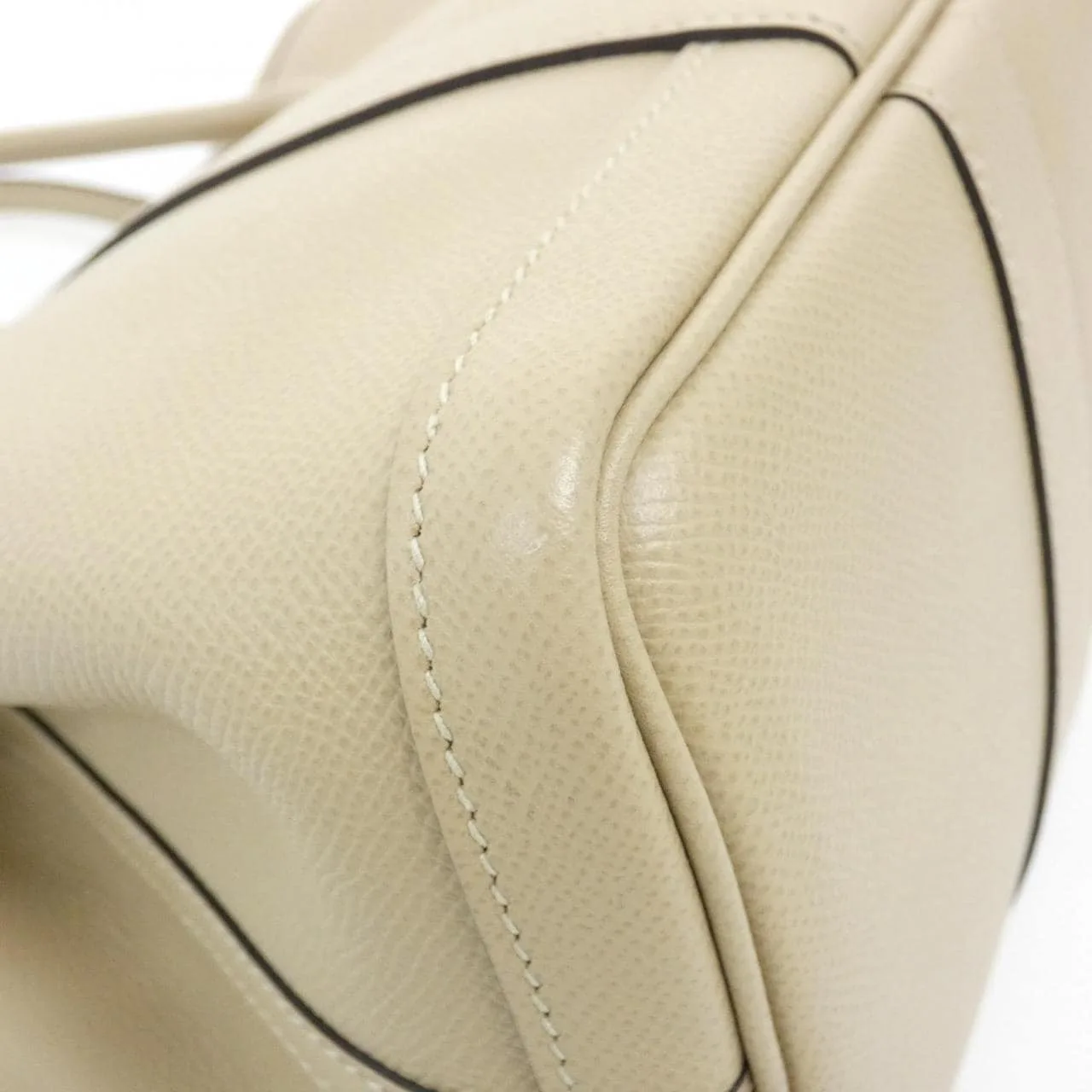 HERMES Garden Party 069574CK Tote Epsom Black Epsom Leather Rank A - Thumbnail 3