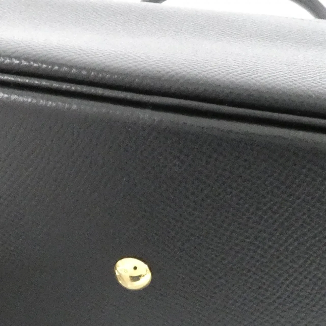 HERMES Bolide 049431CC Handbag Epsom Black Epsom Leather Rank A - Thumbnail 3