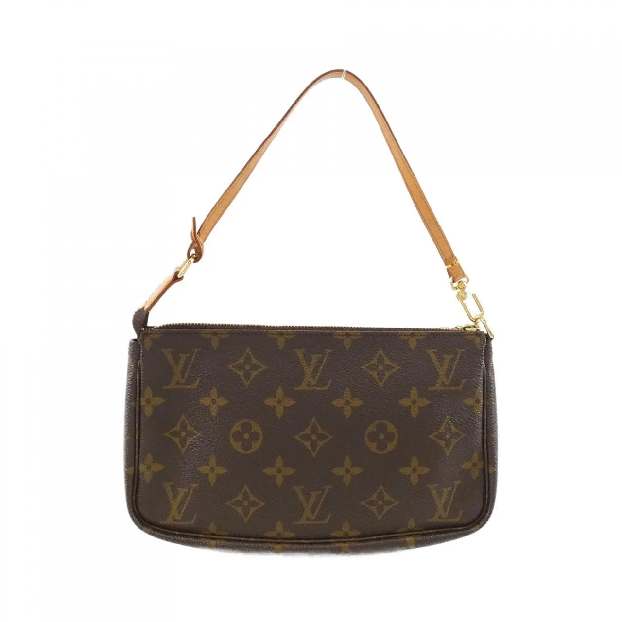 LOUIS VUITTON Pochette M51980 Pochette Monogram Black Monogram Rank B - Thumbnail 2