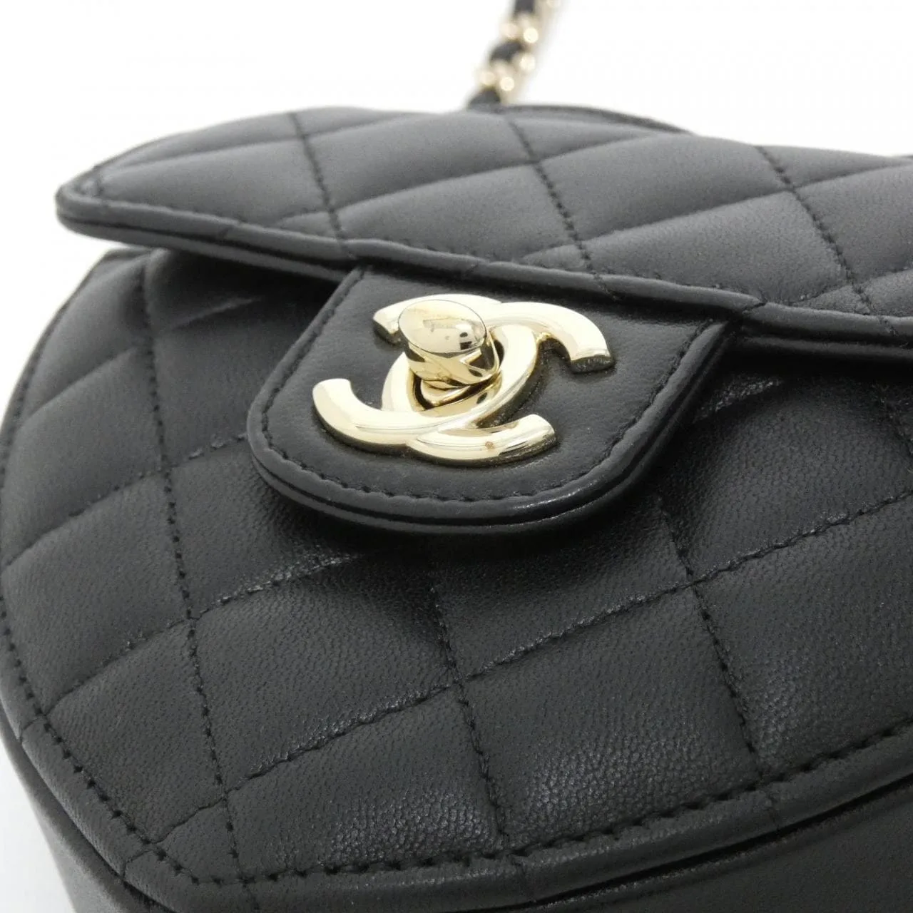 CHANEL Timeless Classic AP2784 Shoulder Lambskin 黑色 羊皮 中古品A - 縮圖 5