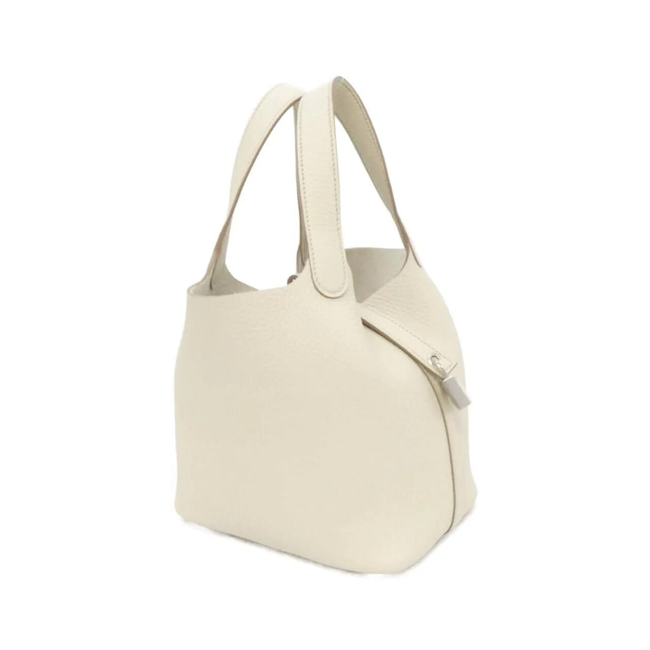 HERMES Picotin 056289CK Handbag Clemence