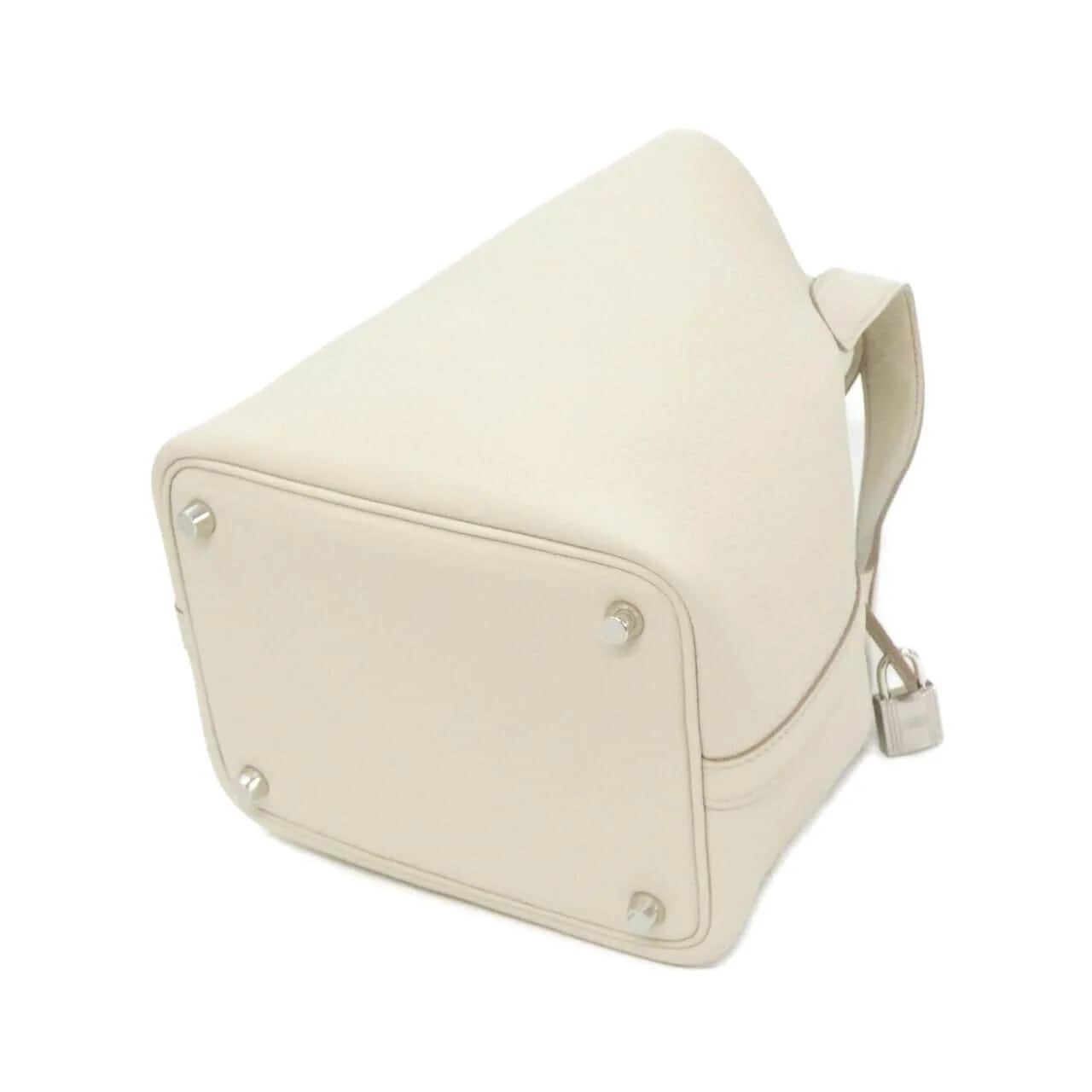 HERMES Picotin 056289CK Handbag Clemence Black Clemence Leather Rank A - Thumbnail 2