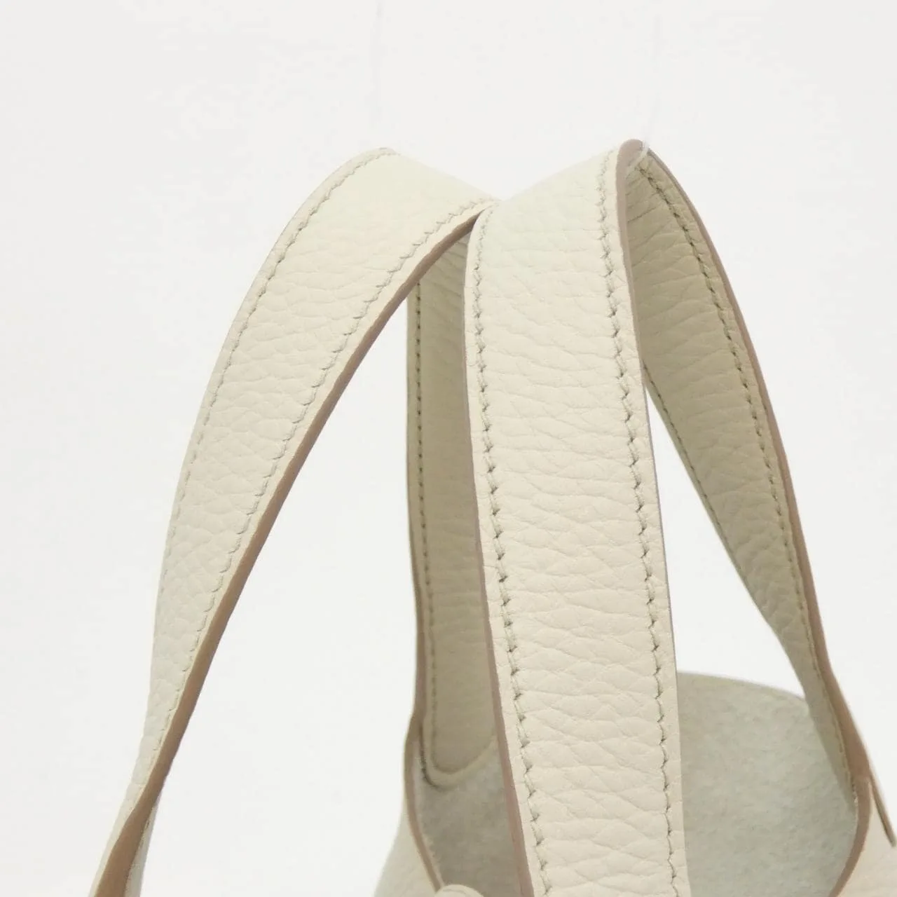 HERMES Picotin 056289CK Handbag Clemence Black Clemence Leather Rank A - Thumbnail 5