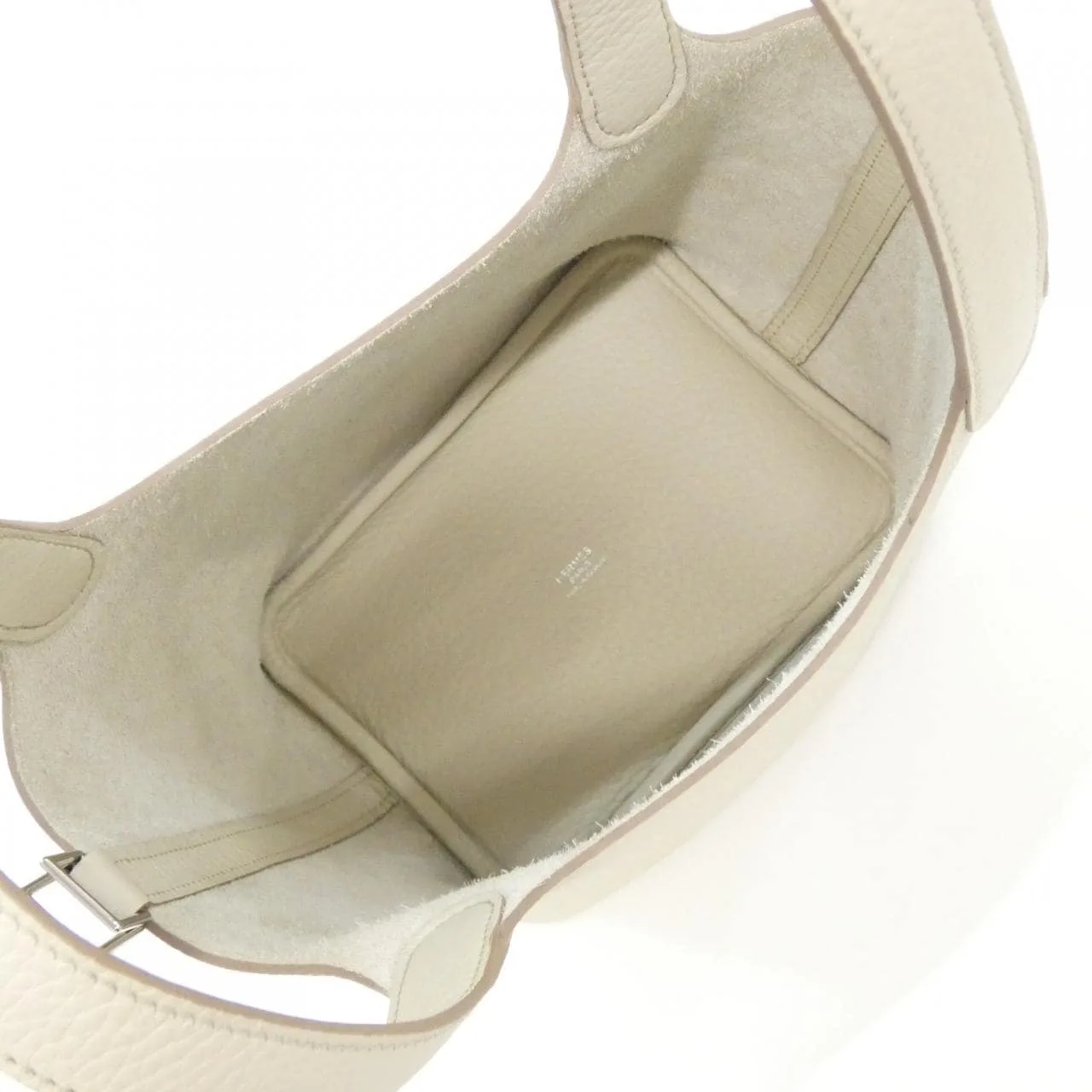 HERMES Picotin 056289CK Handbag Clemence Black Clemence Leather Rank A - Thumbnail 6