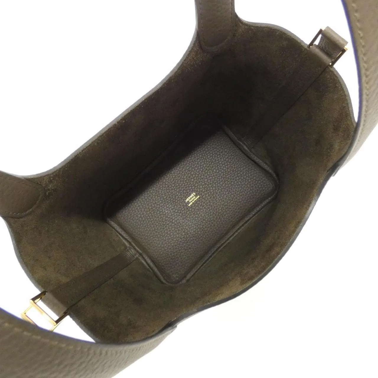 HERMES Picotin 056289CC Handbag Clemence Clemence Leather Unused - Thumbnail 5