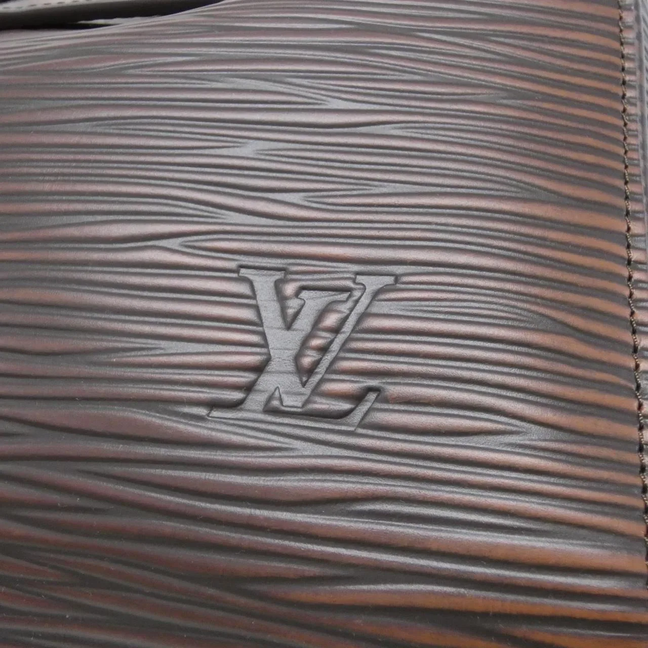 LOUIS VUITTON Keepall M12691 Boston Epi 棕色 Epi 中古品A - 縮圖 4