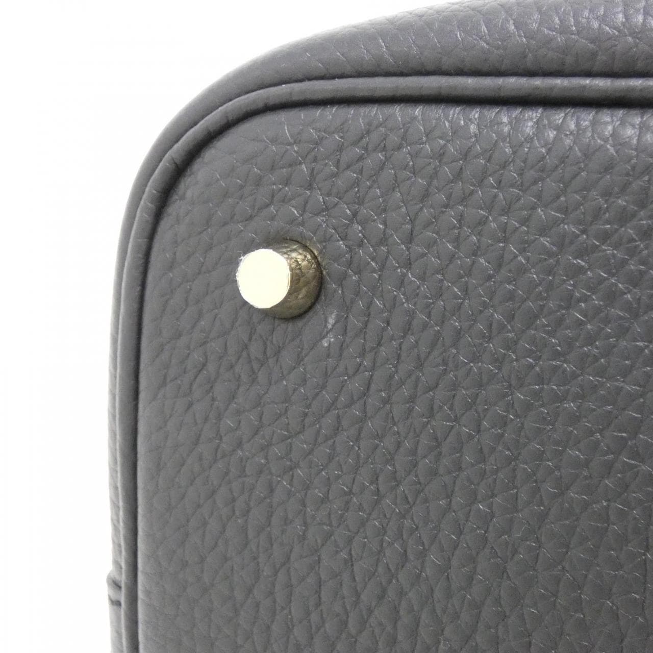 HERMES HERMÈS Picotin 060991CC Bag Clemence Black Clemence Leather - Thumbnail 2