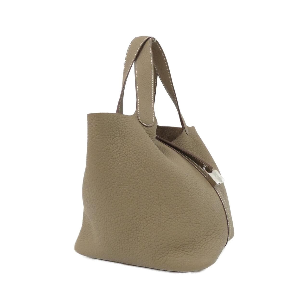 HERMES HERMÈS Picotin 060991CK Bag Clemence Etoupe