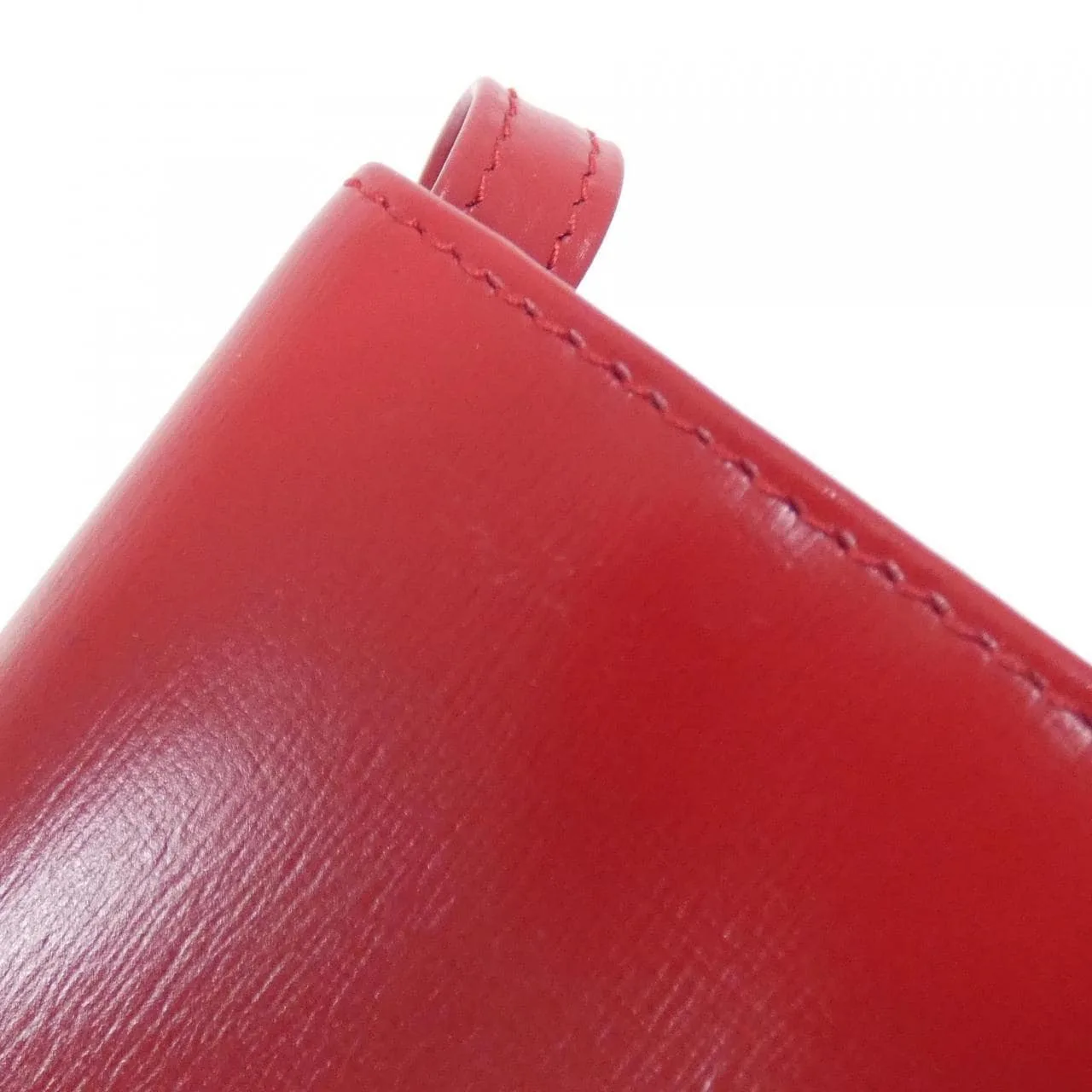 LOEWE Wallet Leather Red Leather Rank A - Thumbnail 5