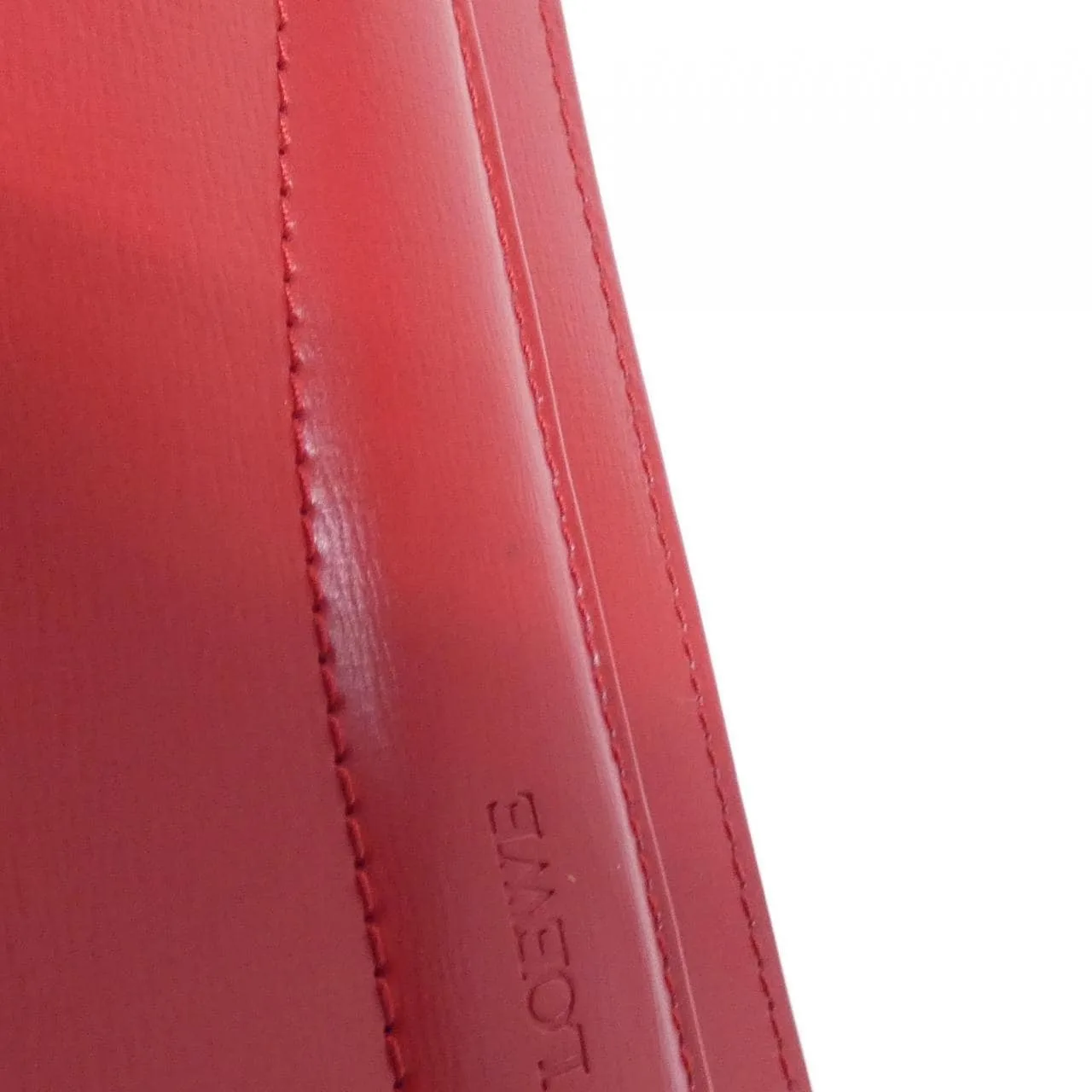 LOEWE Wallet Leather Red Leather Rank A - Thumbnail 6