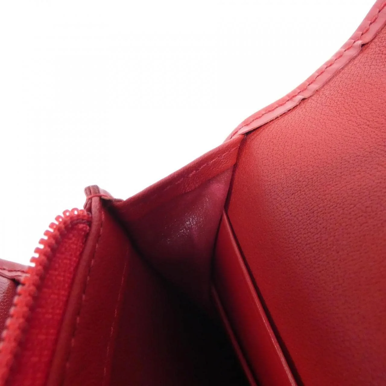 LOEWE Wallet Leather Red Leather Rank A - Thumbnail 10