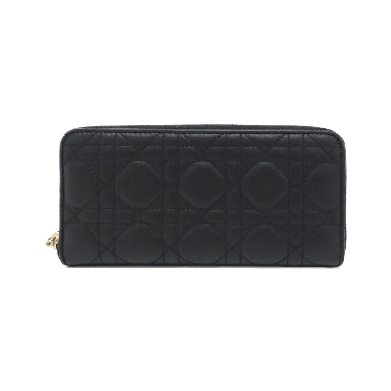 DIOR Lady Dior S0007ONMJ Wallet Lambskin Black