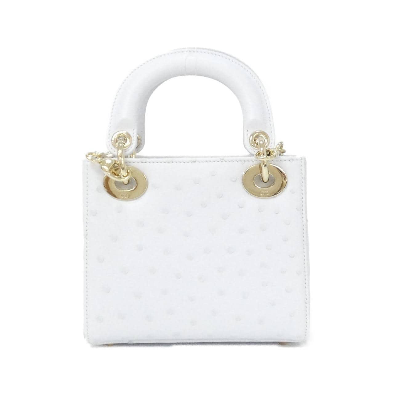 DIOR Lady Dior Bag Ostrich Blue Ostrich - Thumbnail 2