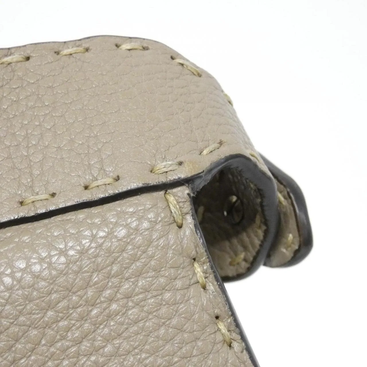 FENDI Peekaboo 8BN327 ADYL Handbag 黑色 中古品A - 縮圖 4