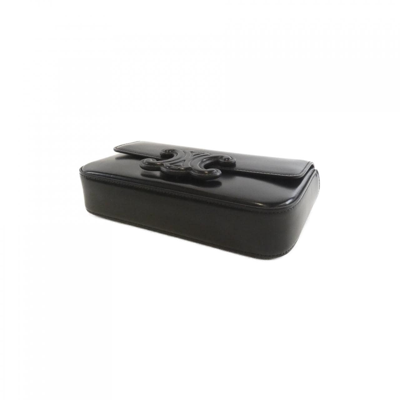 CELINE 199243 Bag Leather Black Leather Rank B - Thumbnail 3