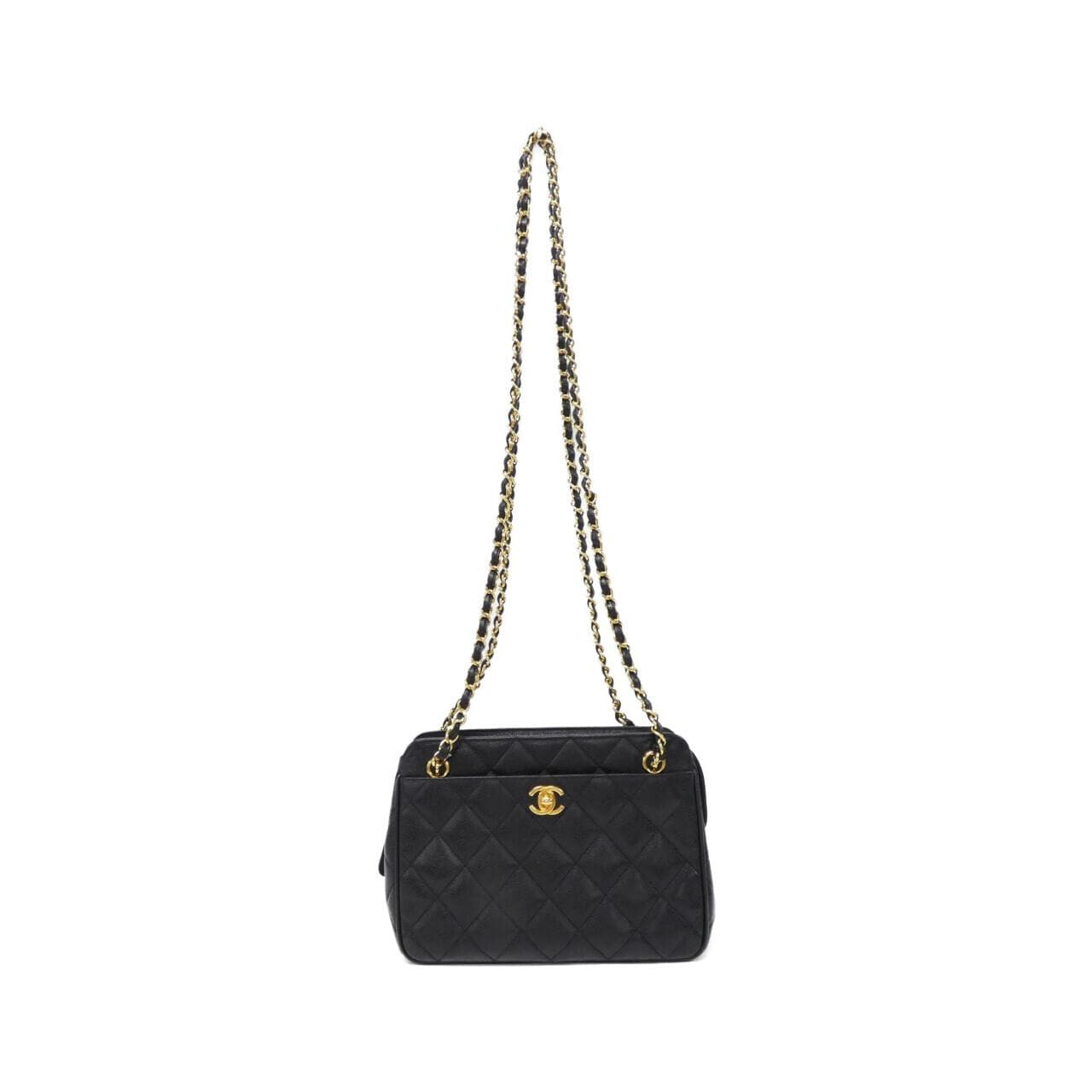 CHANEL Matelasse 07205 Shoulder Bag Caviar Leather