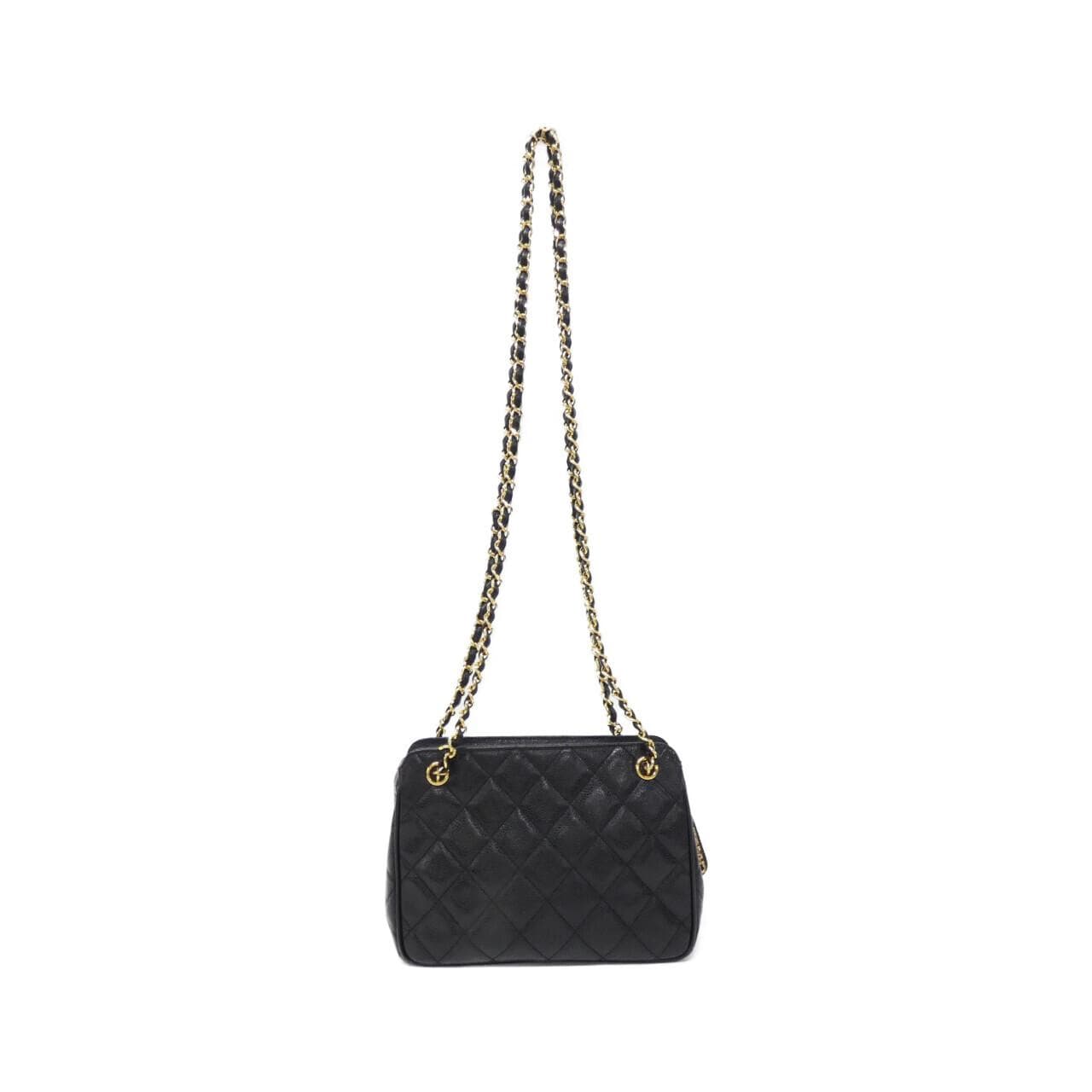 CHANEL Matelasse 07205 Shoulder Bag Caviar Leather 黑色 Caviar Leather 中古品A - 縮圖 2