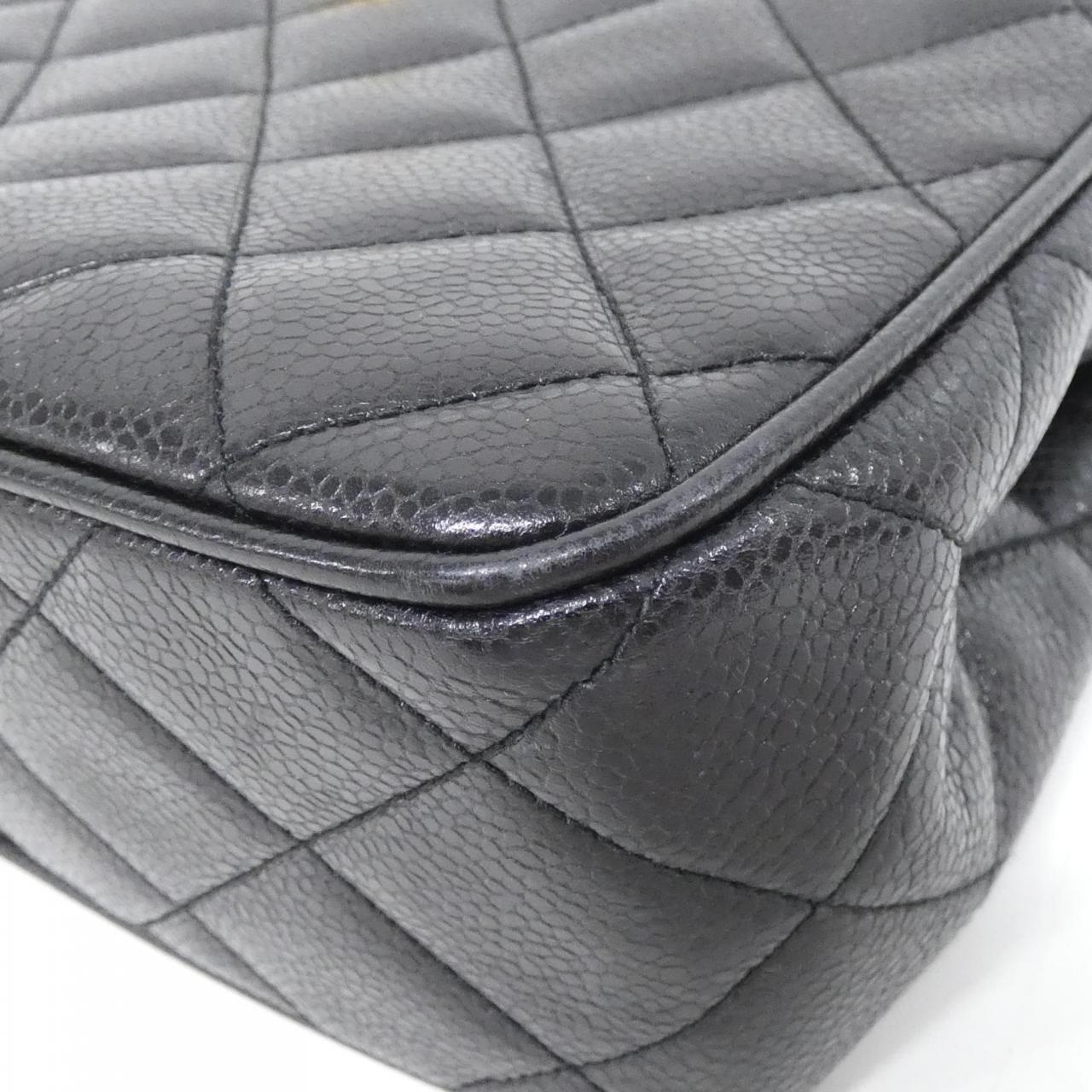 CHANEL Matelasse 07205 Shoulder Bag Caviar Leather 黑色 Caviar Leather 中古品A - 縮圖 3