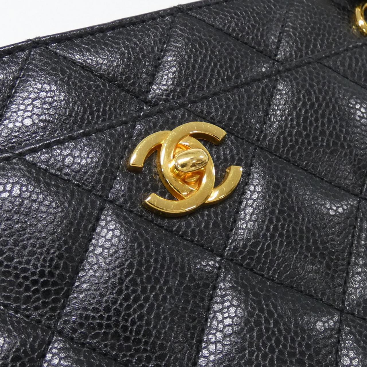 CHANEL Matelasse 07205 Shoulder Bag Caviar Leather 黑色 Caviar Leather 中古品A - 縮圖 6