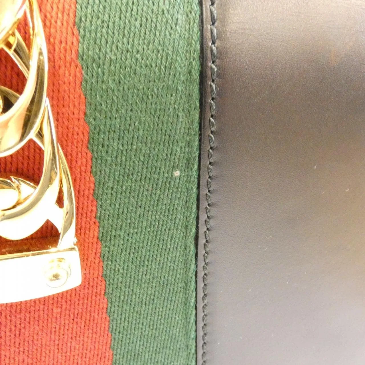 GUCCI Dionysus 421882 Shoulder Leather 黑色 皮革 中古品B - 縮圖 4