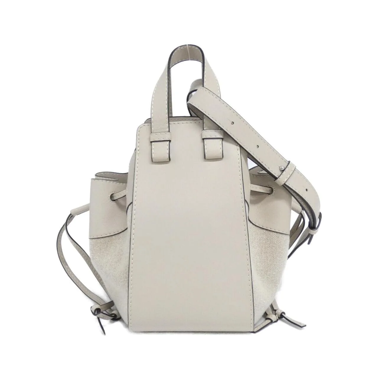 LOEWE Hammock 314 39 Z95 Shoulder Canvas Black Canvas Rank A - Thumbnail 2