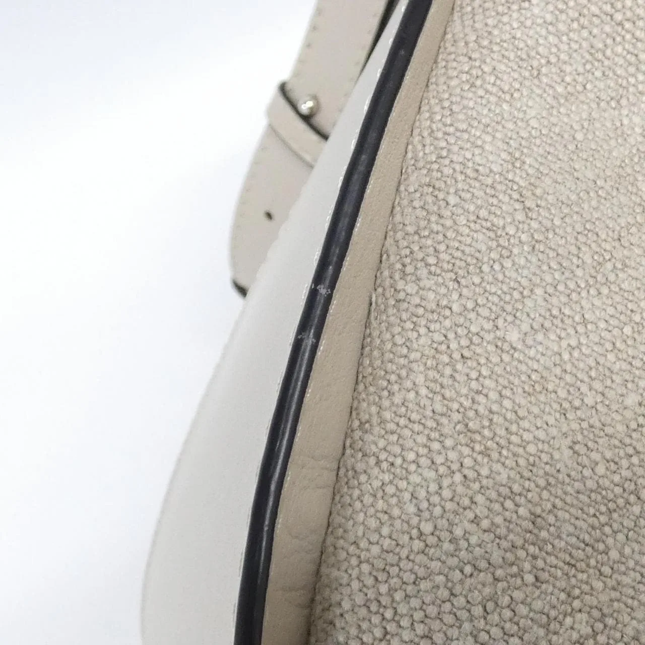 LOEWE Hammock 314 39 Z95 Shoulder Canvas Black Canvas Rank A - Thumbnail 4